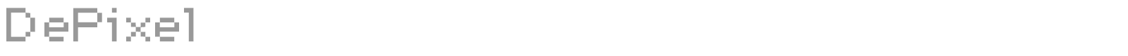 DePixel font preview