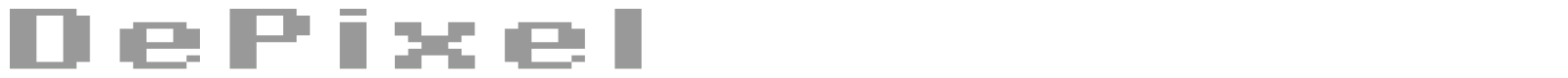 DePixel font preview