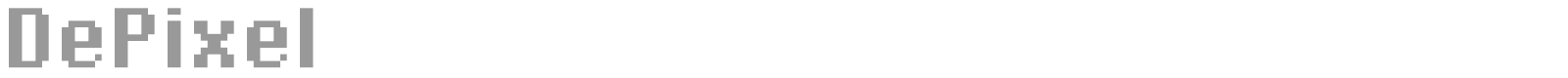 DePixel font preview