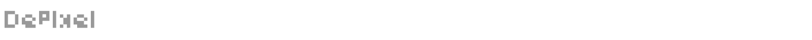 DePixel font preview