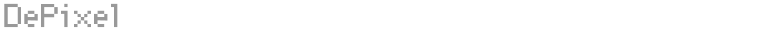 DePixel font preview