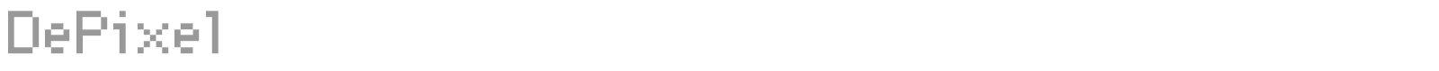 DePixel font preview