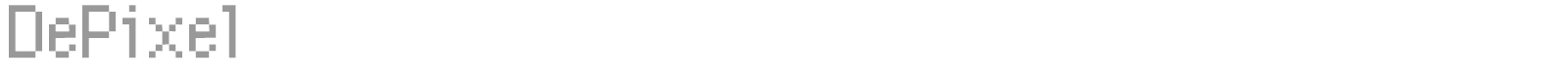 DePixel font preview