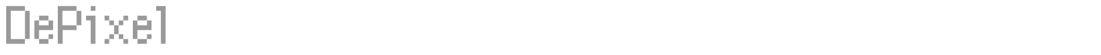 DePixel font preview