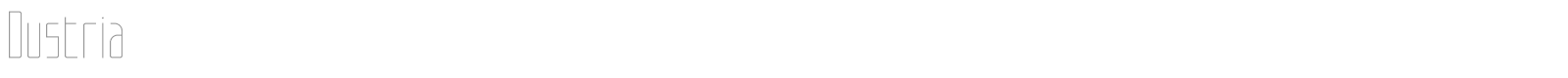Dustria font preview