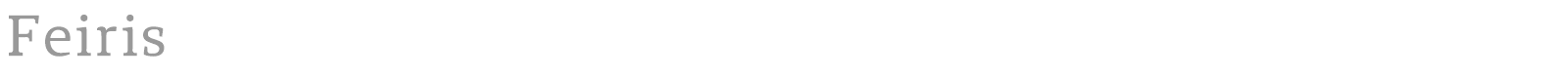 Feiris font preview