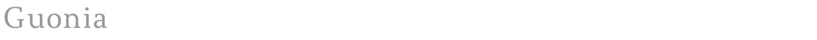 Guonia font preview