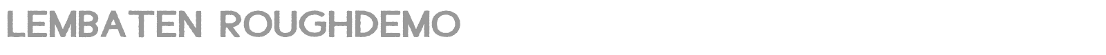 Lembaten font preview