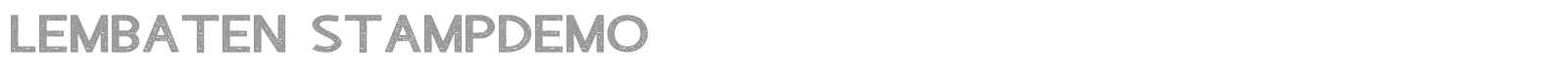 Lembaten font preview