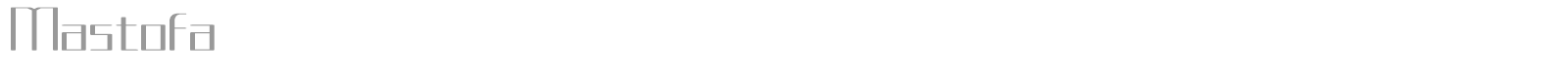 Mastofa font preview