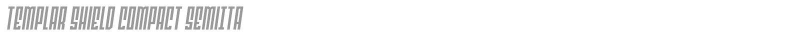 Templar Shield font preview