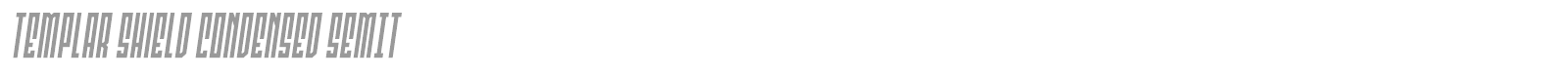 Templar Shield font preview