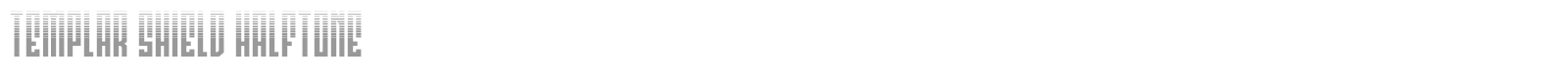 Templar Shield font preview