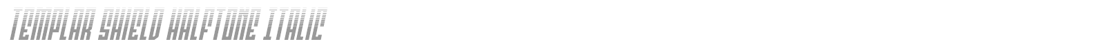 Templar Shield font preview