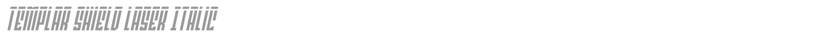 Templar Shield font preview
