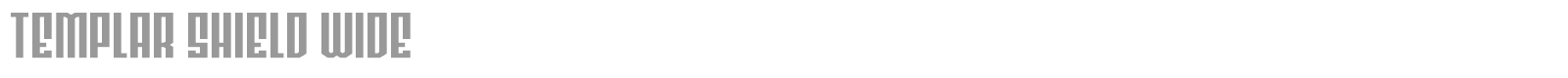 Templar Shield font preview