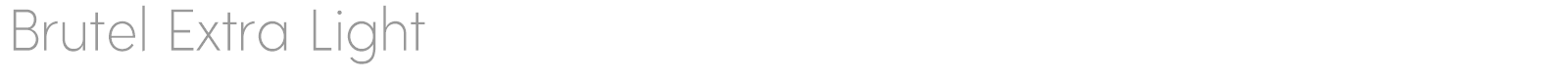 Brutel font preview
