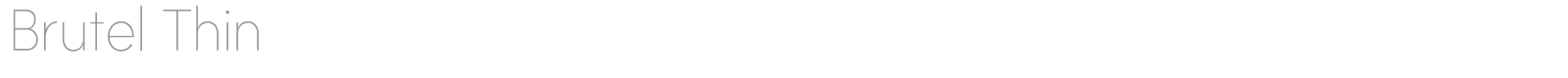 Brutel font preview