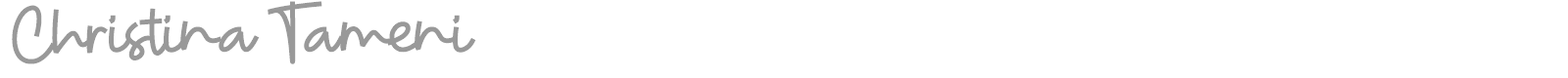 Christina Tameni font preview