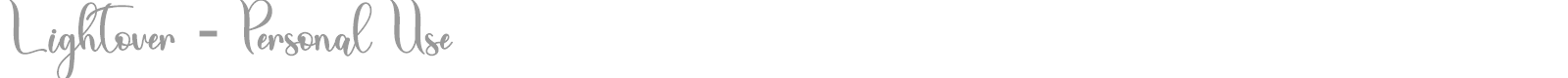 Lightover font preview