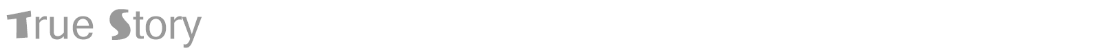 True Story font preview