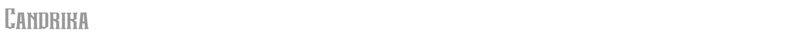 Candrika font preview