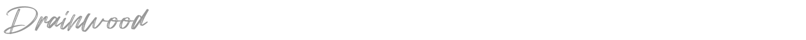 Drainwood font preview