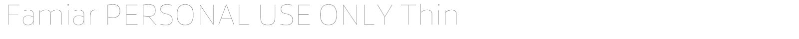 Famiar font preview