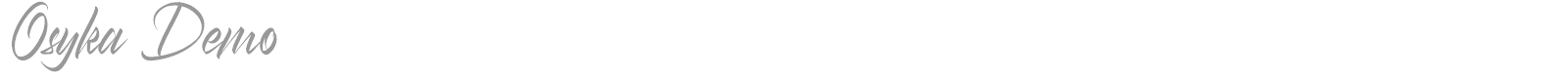 Osyka font preview