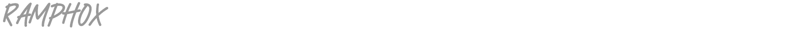 Ramphox font preview