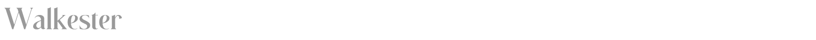 Walkester font preview