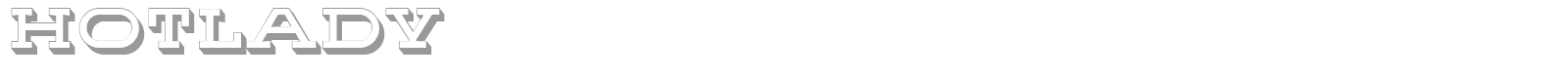 Hotlady font preview