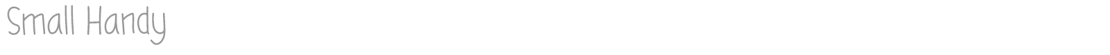 Small Handy font preview