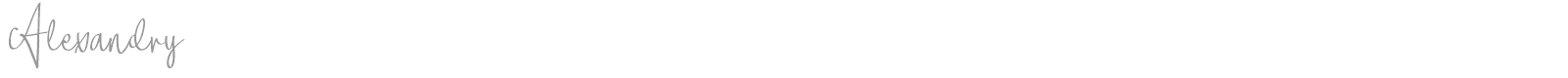 Alexandry font preview