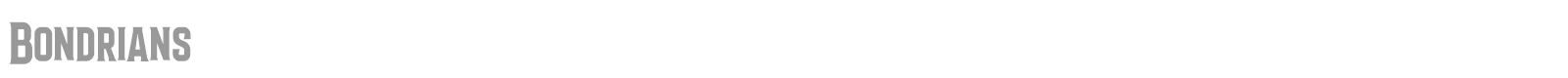 Bondrians font preview