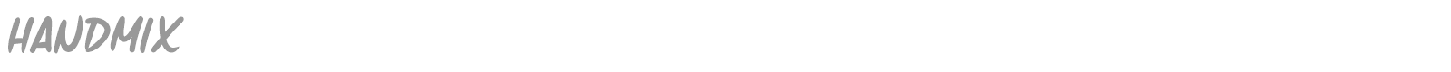 Handmix font preview