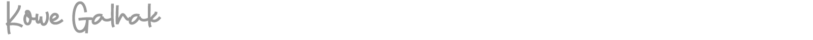 Kowe Galhak font preview