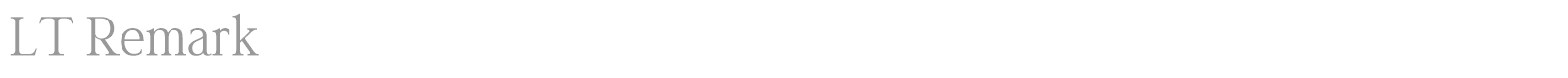 LT Remark font preview