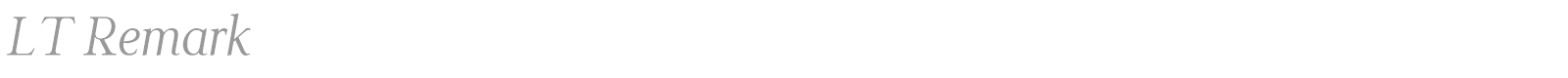 LT Remark font preview