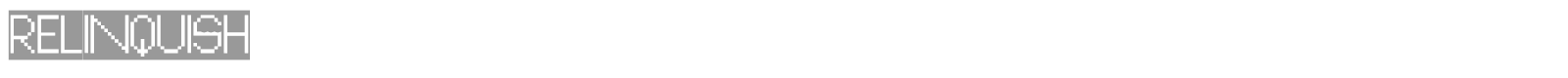 Relinquish font preview