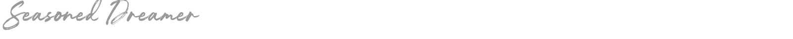 Seasoned Dreamer font preview