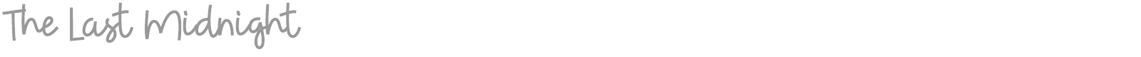 The Last Midnight font preview