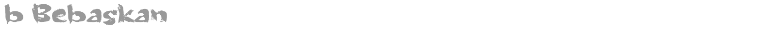 b Bebaskan font preview