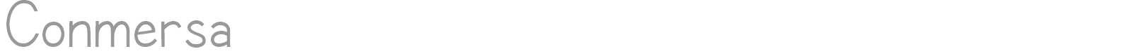 Conmersa font preview