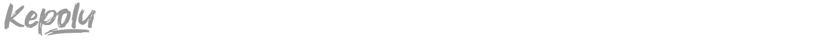 Kepolu font preview