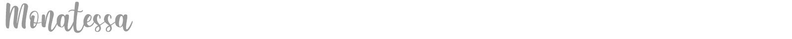Monatessa font preview