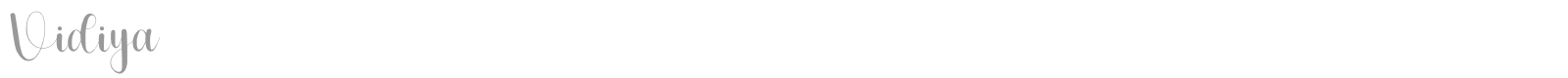 Vidiya font preview