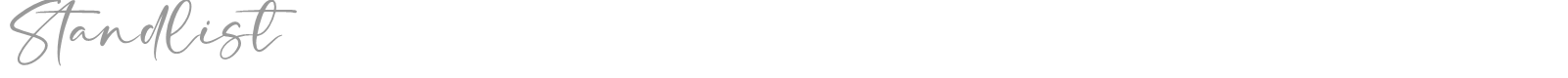 Standlist font preview