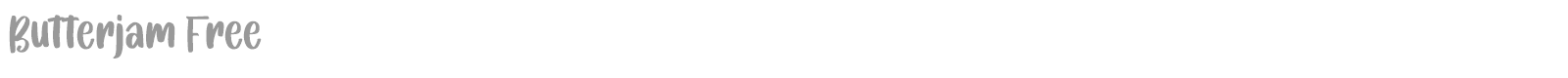Butterjam font preview