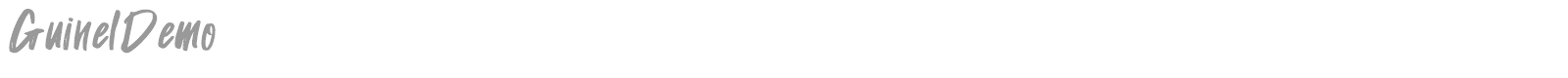 Guinel font preview